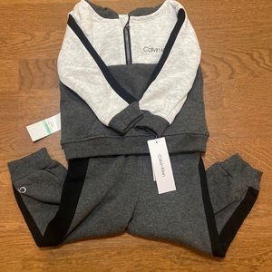 NWT Calvin Klein 18m Sweatsuit